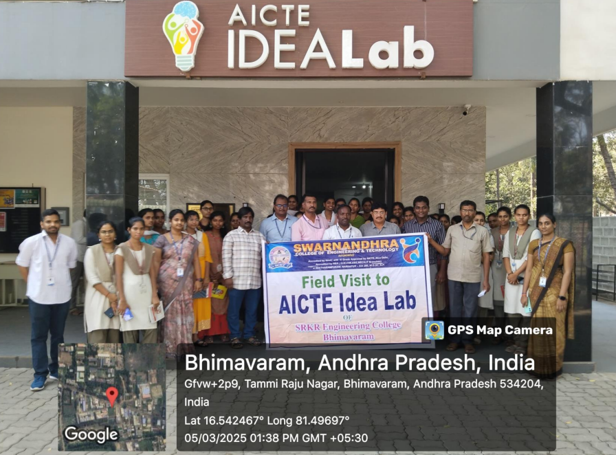 Idea lab visit to SRKR Engineering College